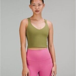 Olive Green Align Tank